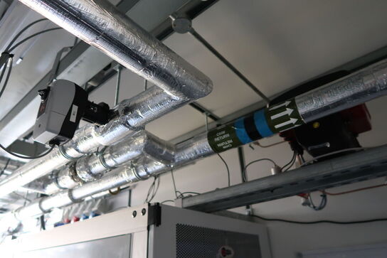 20 fods isolering container indrettet som testcenter af overskudsvarme (læs beskrivelse)