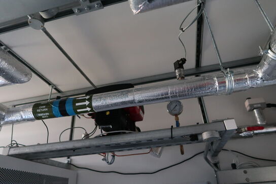 20 fods isolering container indrettet som testcenter af overskudsvarme (læs beskrivelse)