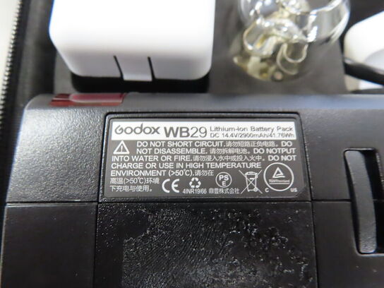 Bærbar Blitz sæt - GODOX WB29