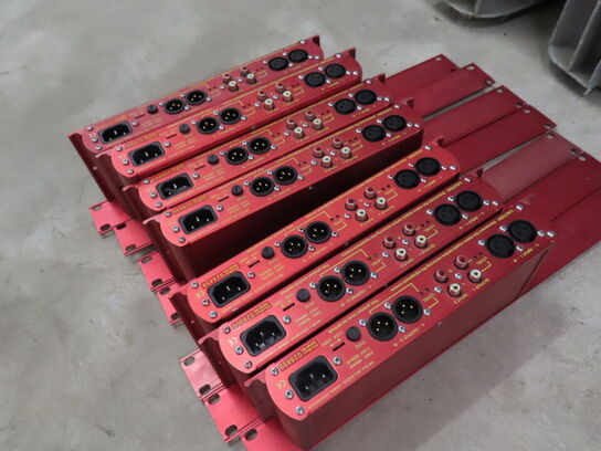 7 stk forforstærkere - SONIFEX REDBOX