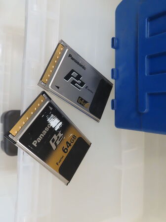 Kasse med P2 hukommelseskort