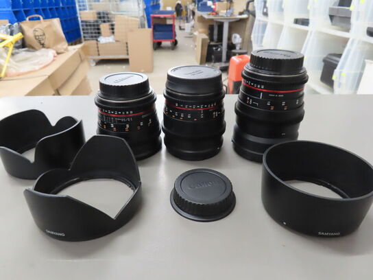 3 stk. objektiver - CANON