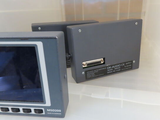 3 stk. Displays - DK-AUDIO MSD200