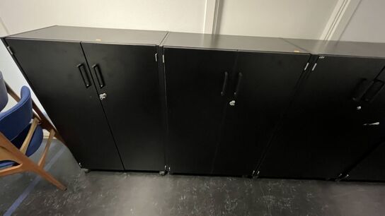 7 kontorskabe, EFG + 2 Skuffemoduler