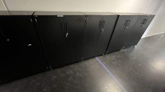 7 kontorskabe, EFG + 2 Skuffemoduler