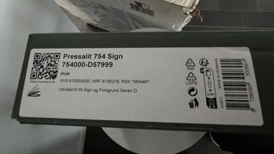 Toiletbrædt PRESSALIT, Foldbart Bord, Cafebord