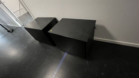 7 kontorskabe, EFG + 2 Skuffemoduler