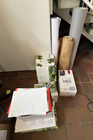 Blandet Lot med Papir, TORK Toilet dispenser m.m.