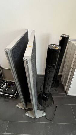 2 Støjskærme, 2 Ventilatortårne