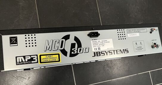 CD og MP3 Afspiller JB SYSTEMS