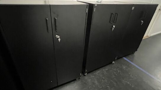 4 kontorskabe, EFG + Skuffemodul