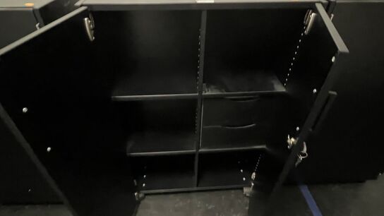 4 kontorskabe, EFG + Skuffemodul