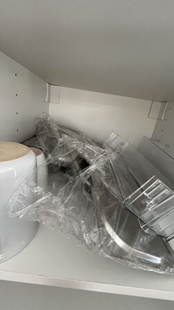 Tøm 4 Kantine Skabe for Service og Glas