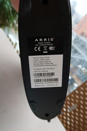 Trådløs router ARRIS TG3442