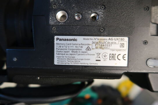 Videokamera PANASONIC 4K UX Series AG-UX180