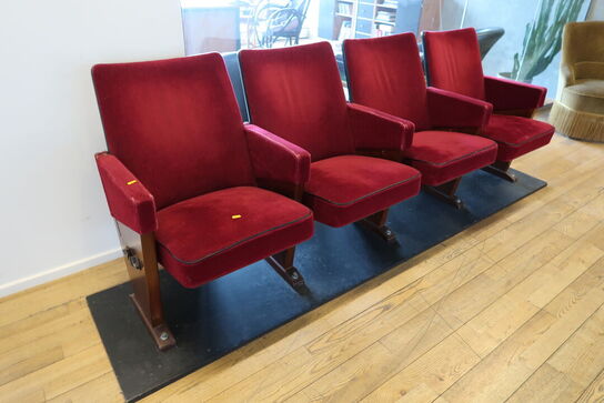 4 stk. biografsæder