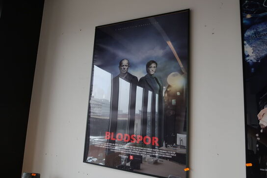 2 stk. indrammede plakater