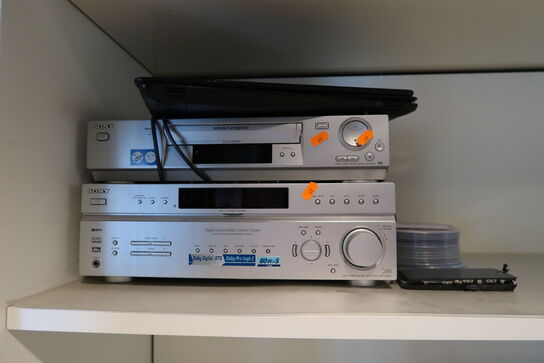 Video casette optager SONY, forstærker SONY STR-DE497