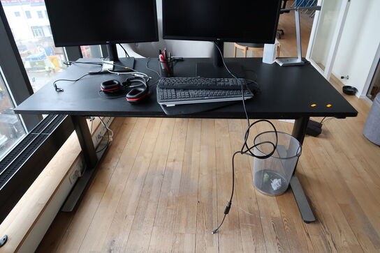 El. hæve/sænke skrivebord uden indhold