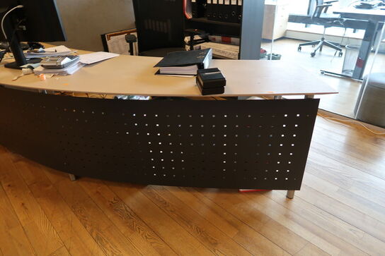 Receptionsdisk uden indhold