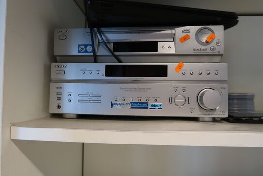 Video casette optager SONY, forstærker SONY STR-DE497