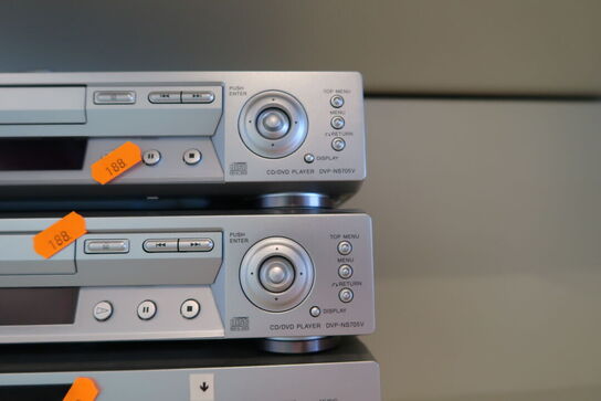 CD/DVD afspiller SONY DVP-NS705V, forstærker SONY STR-DE497