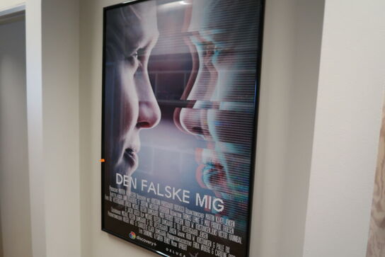 2 stk. indrammede plakater