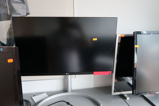 4 stk. computerskærme SAMSUNG, LG, AOC, PHILIPS m.fl.
