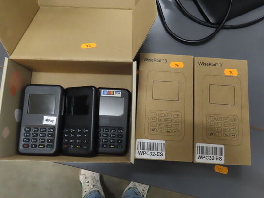 6 stk. Wisepad 3 betalingterminaler