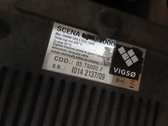 Kasse med Sceba 1000 lys SCEBA
