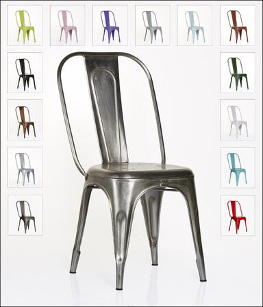 176 stk. Industrielle jernstole uden armlæn