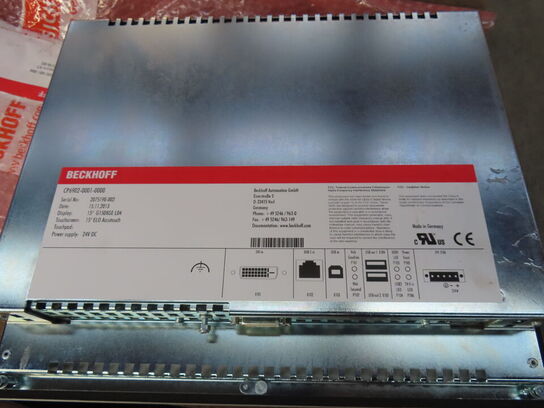 Kontrolpanel BECKHOFF