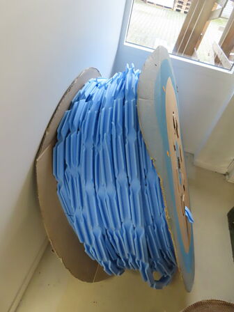 Pallebur med div. Emballagemateriale