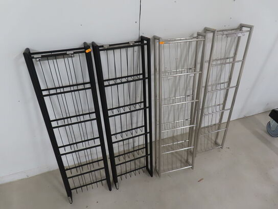 4 stk. magasinholdere til vægmontering