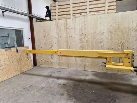 Kranarm 3 ton x 3000 mm til gaffeltruk