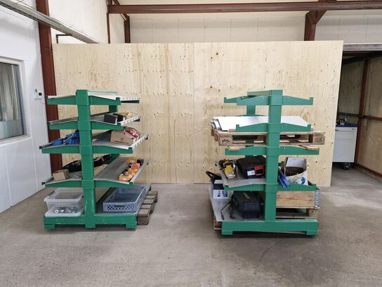 Kraftige lagerreoler med diverse