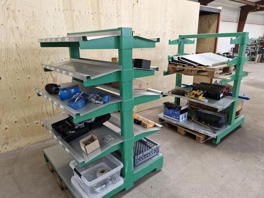 Kraftige lagerreoler med diverse