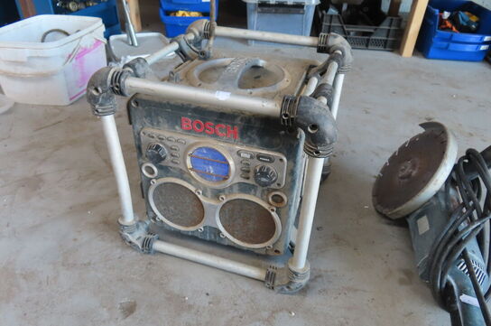 Vinkelsliber og radio BOSCH