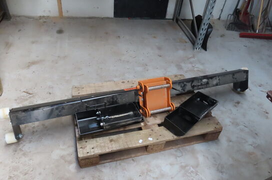 Afretter til gravemaskine inkl. Sidestykker DINSKOVL