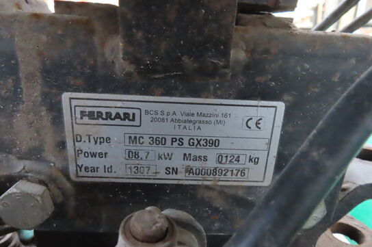 Havefræser FERRARI MC 360 PS GX390