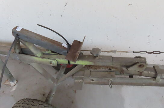 Flisevogn og 2 stk havetromler