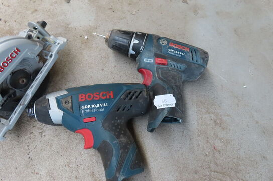 4 stk elværktøj  BOSCH