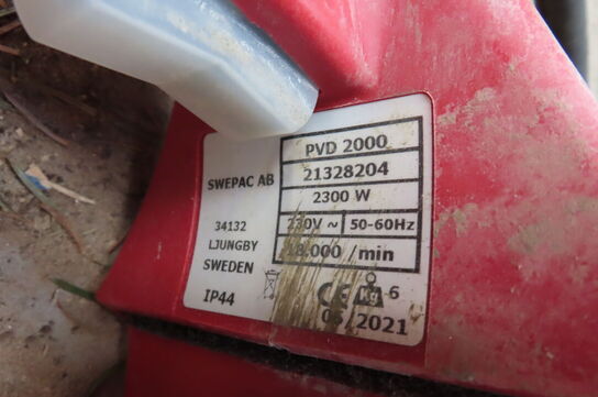 Stavvibrator SWEPAC PVD 2000