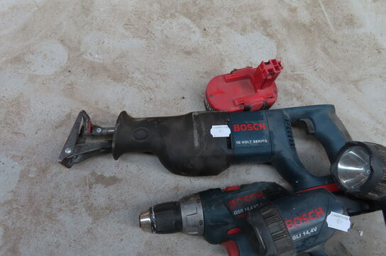 4 stk elværktøj  BOSCH