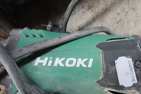 2 stk vinkelslibere HIKOKI og BOSCH