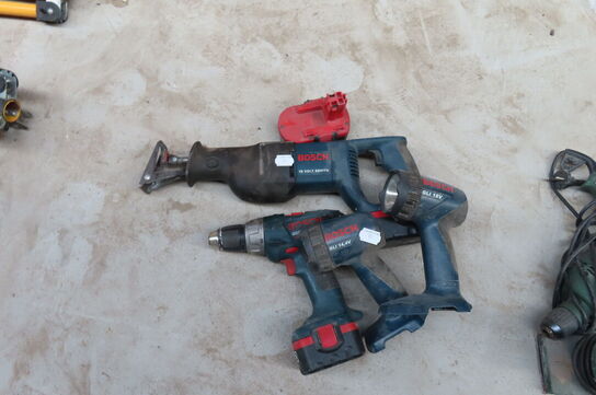 4 stk elværktøj  BOSCH