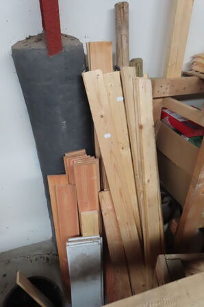 Diverse træ, dunke mv.