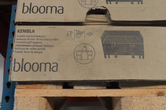 4 stk transportable kulgrille