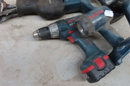 4 stk elværktøj  BOSCH