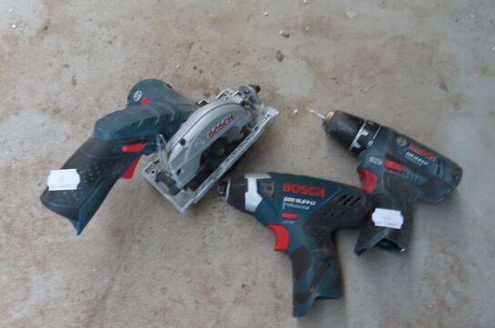 4 stk elværktøj  BOSCH